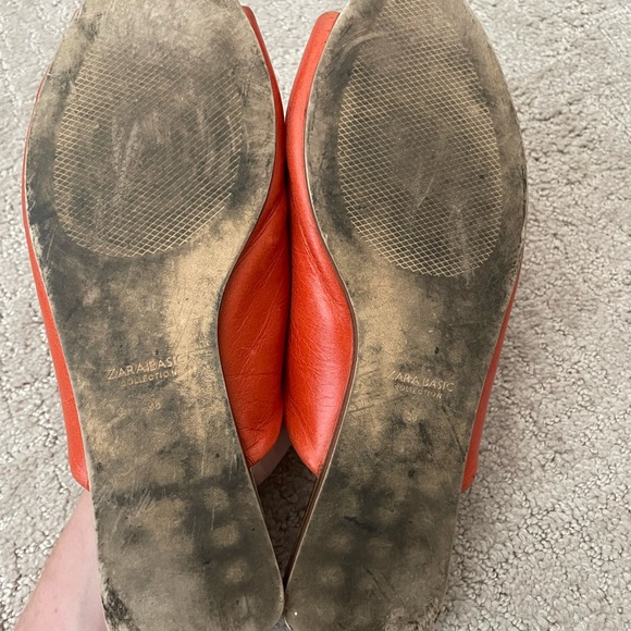 Zara Basic Collection Orange Sandals - Picture 6 of 6